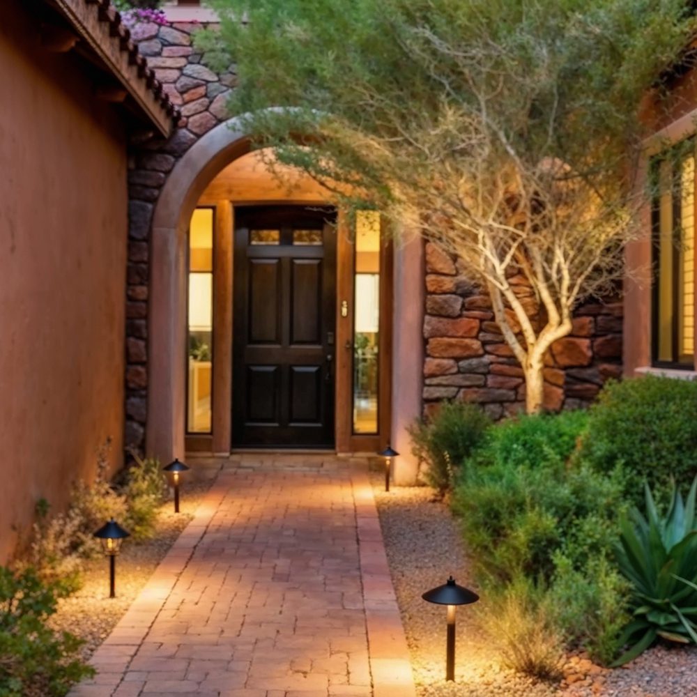 02 elegant mediterranean entrance at jon rahm%e2%80%99s scotts