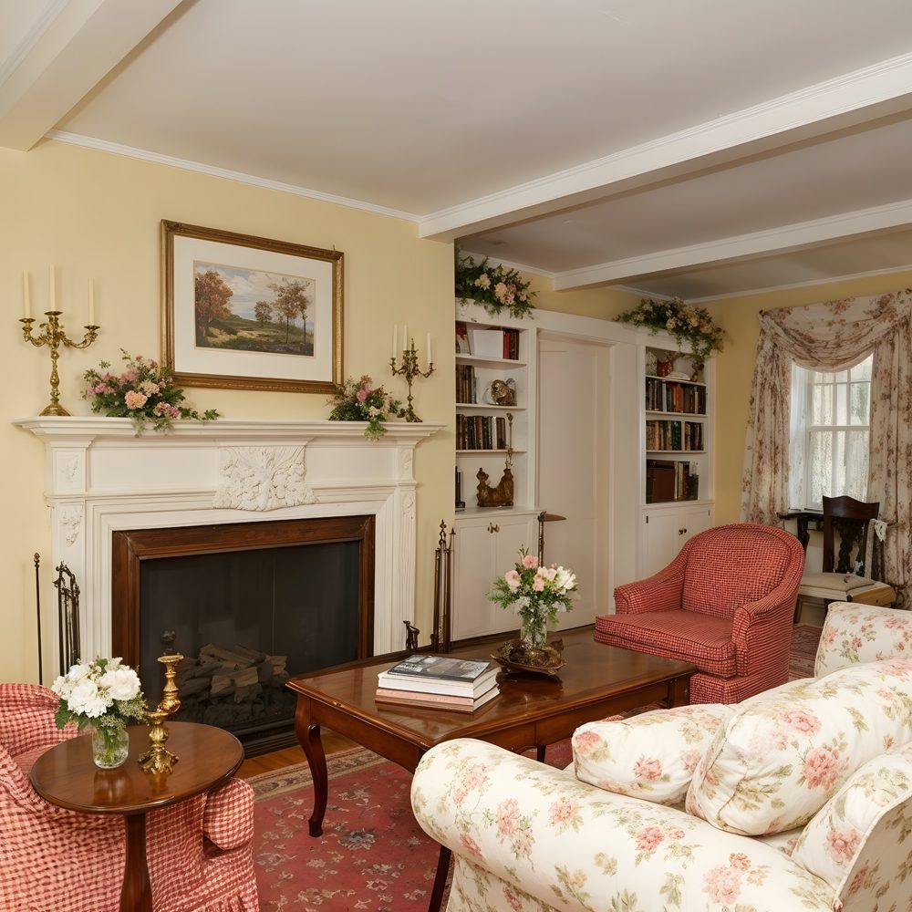 03 cozy living room with fireplace