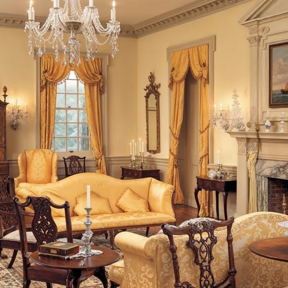 03 formal living room at winterthur mansion