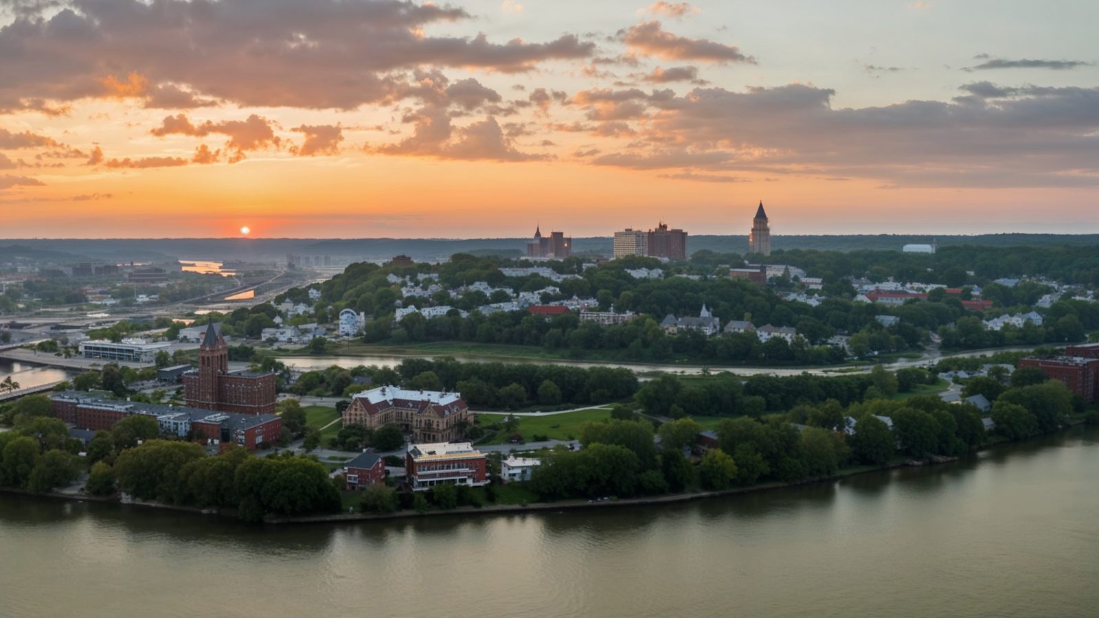 04 scenic aerial view of east walnut hills, cincinnati, ohio