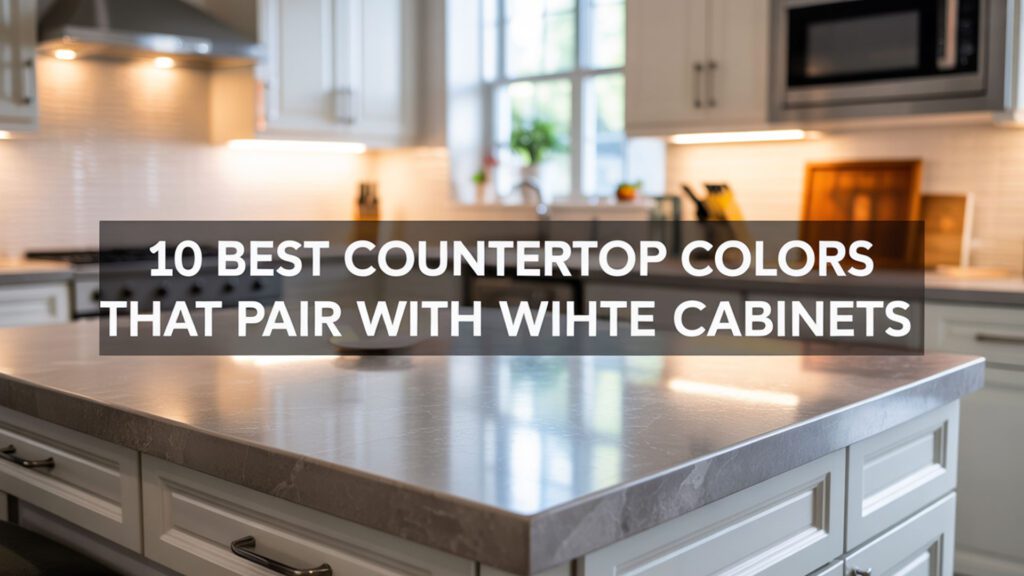 10 Best Countertop Colors That Pair With White Cabinets