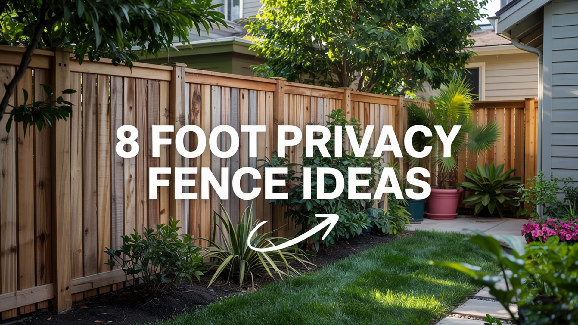 8 Foot Privacy Fence Ideas