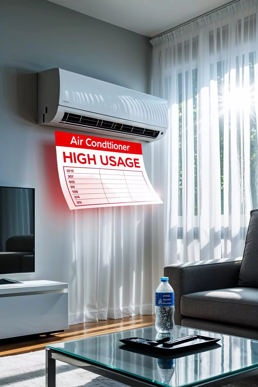 ac overworking leads to higher energy bills