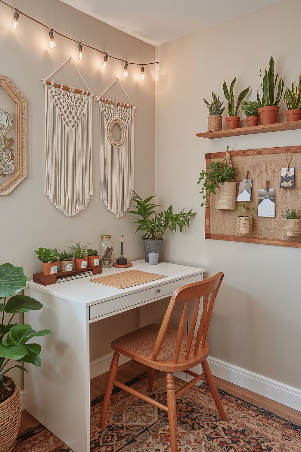 Affordable Boho Office Makeover Ideas Under $100