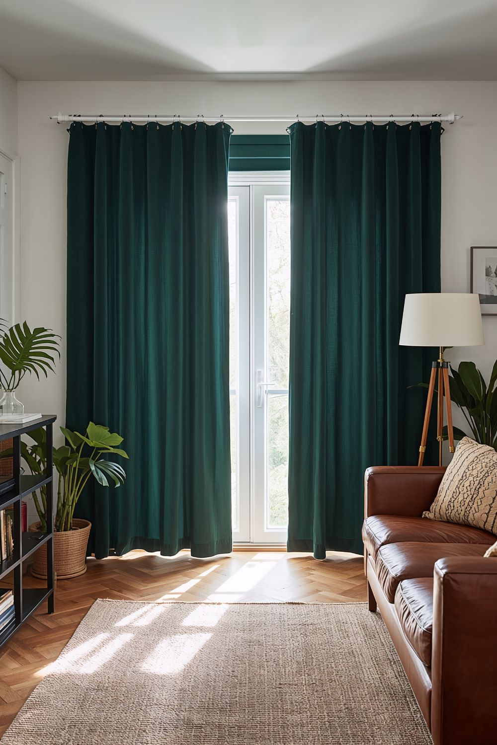 Affordable DIY Curtain Ideas For Sliding Glass Doors