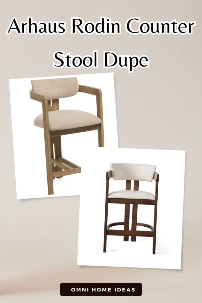 arhaus rodin counter stool dupe