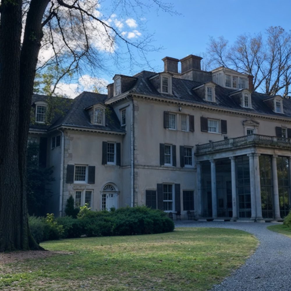 09 back view of winterthur mansion and gardens