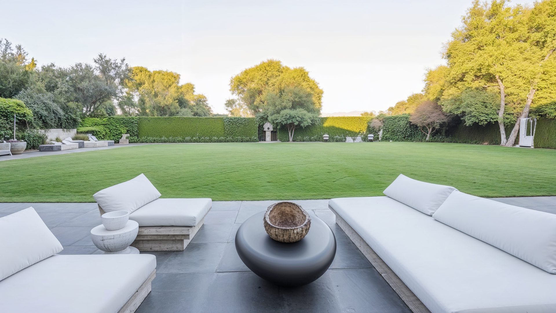 Backyard Patio Furniture Holmby Hills Mansion Outdoor Living S