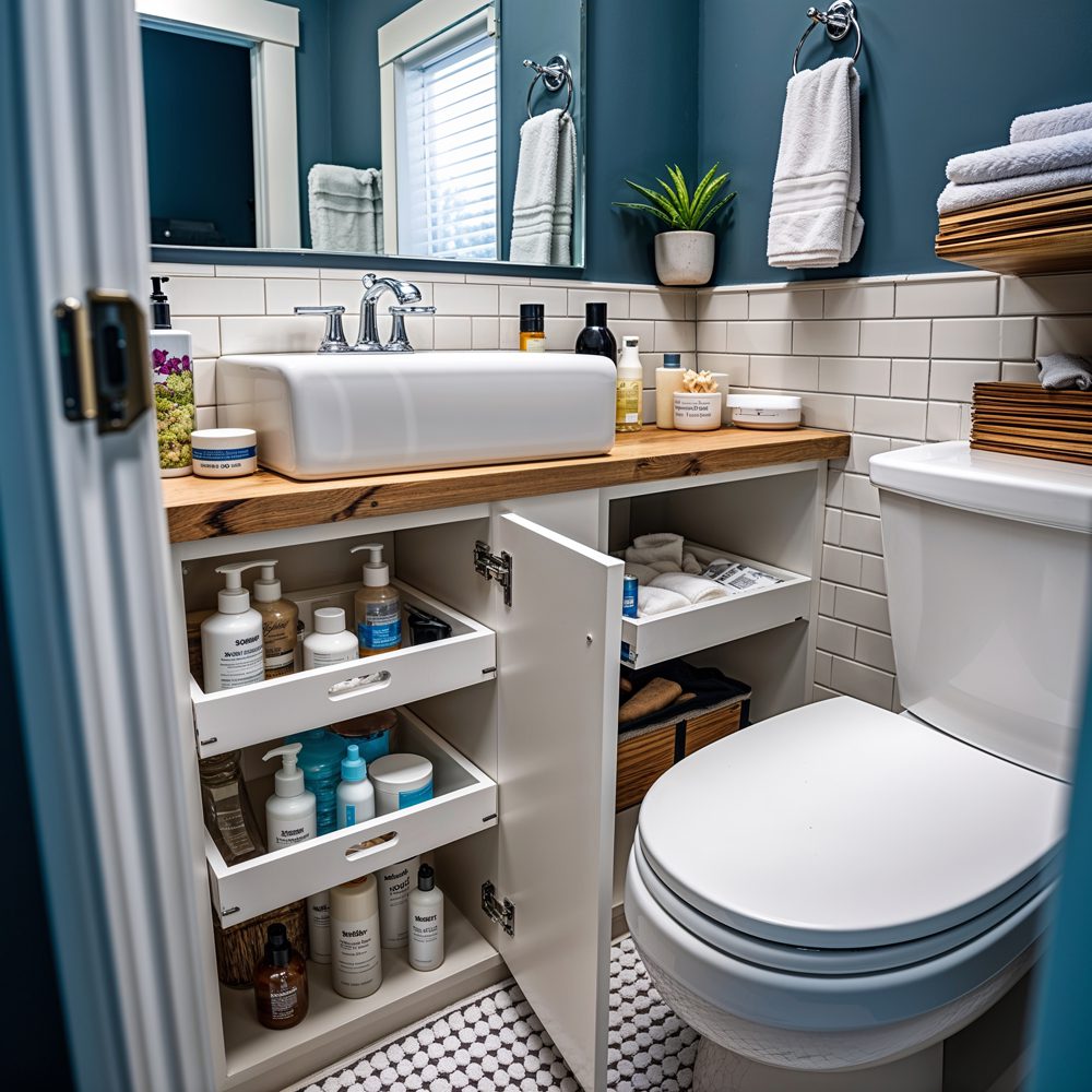 Custom storage solutions and built-in niches