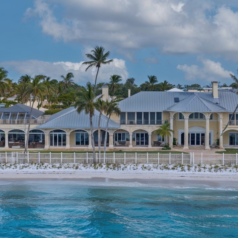 01 beachfront view of gordon pointe estate in naples, florida