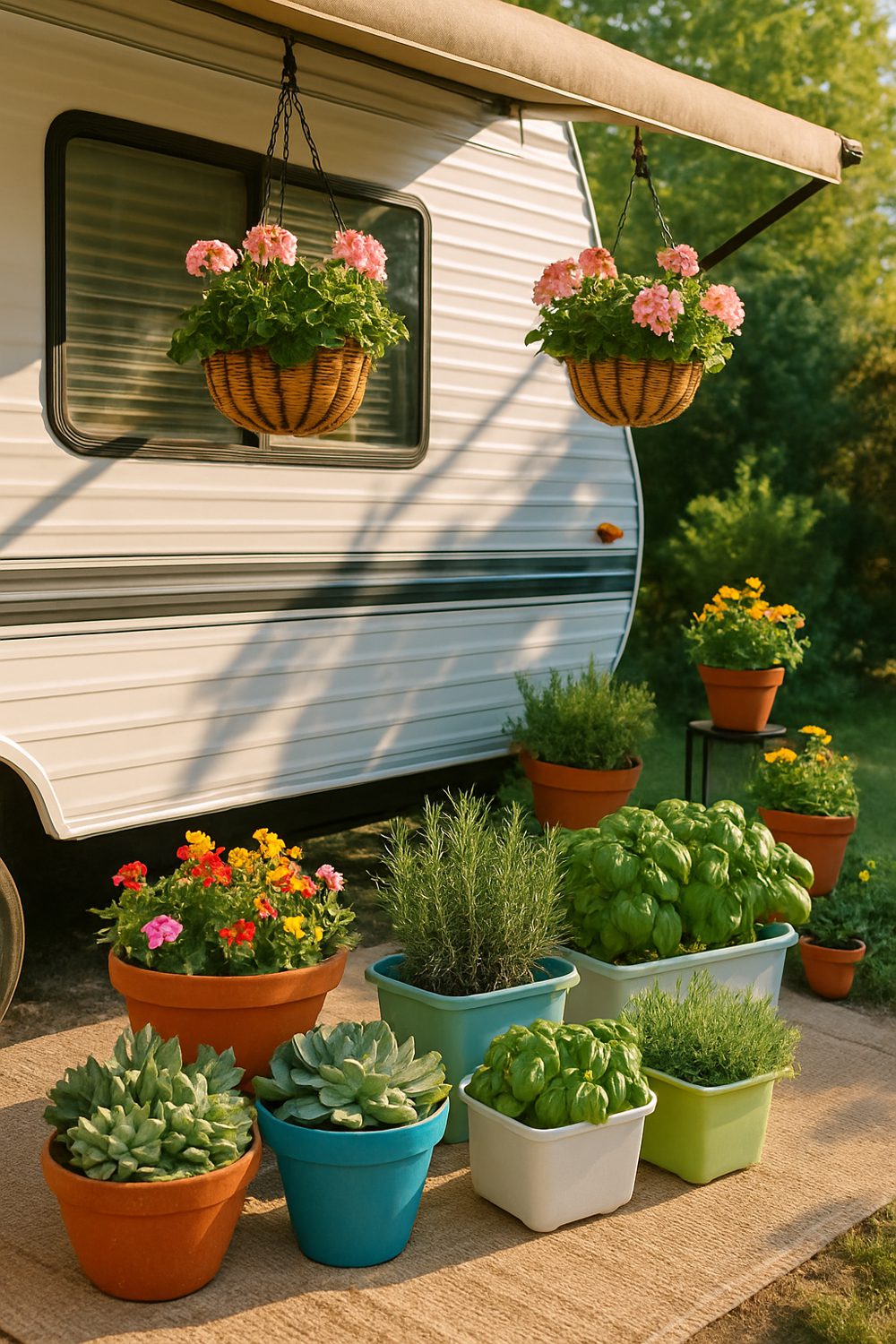 Beginner Plant And Garden Ideas For RV Patios