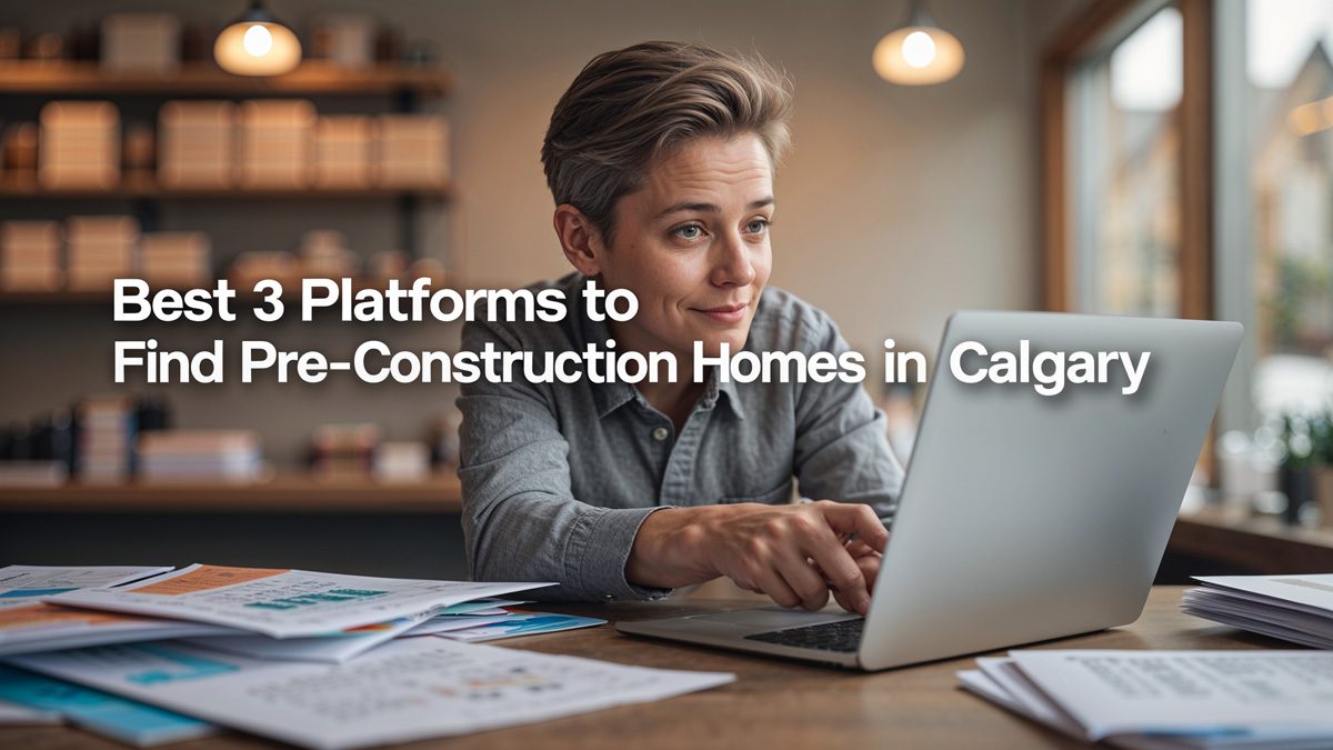 best 3 platforms to find pre construction homes in calgary