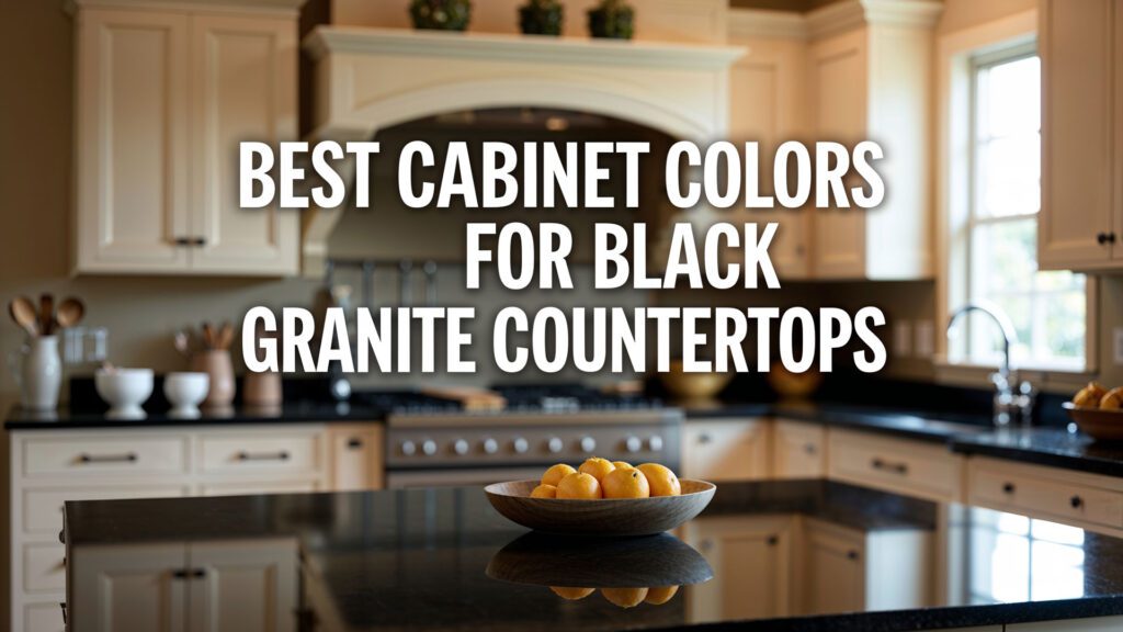 Best Cabinet Colors For Black Granite Countertops