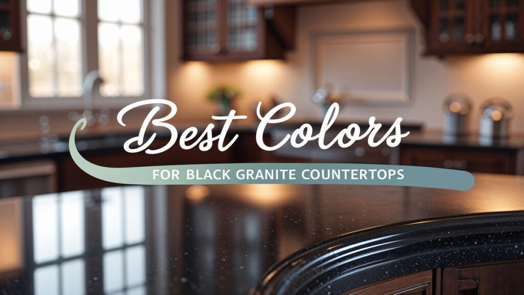 best colors for black granite countertops