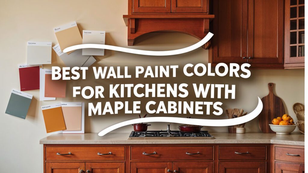 Best Wall Paint Colors For Kitchens With Maple Cabinets