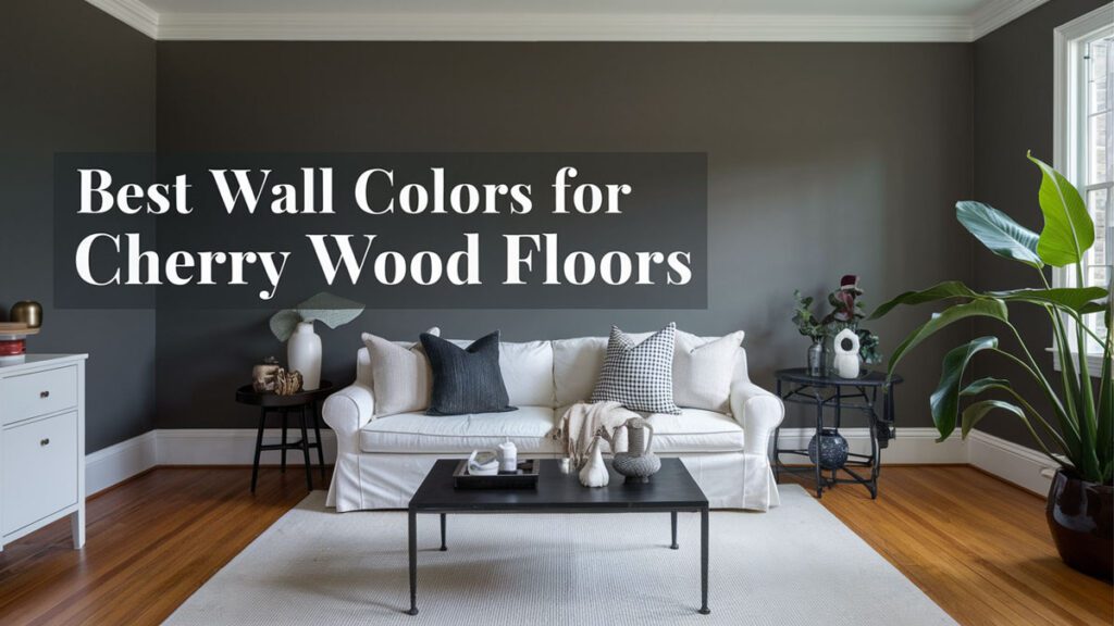 best wall paint colors that go with cherry wood floors