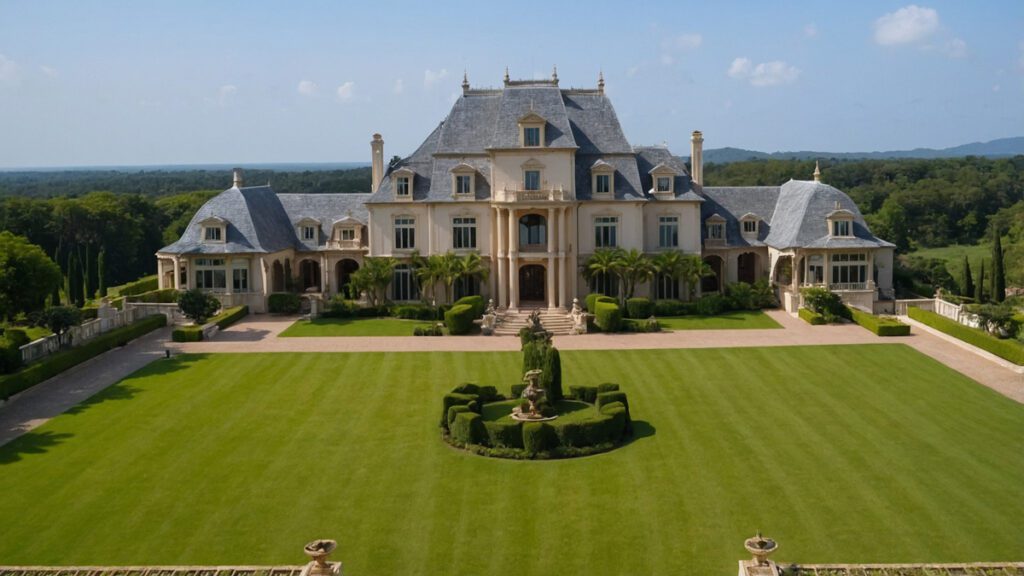 biggest house in texas inside the olana (former champ d'or) estate