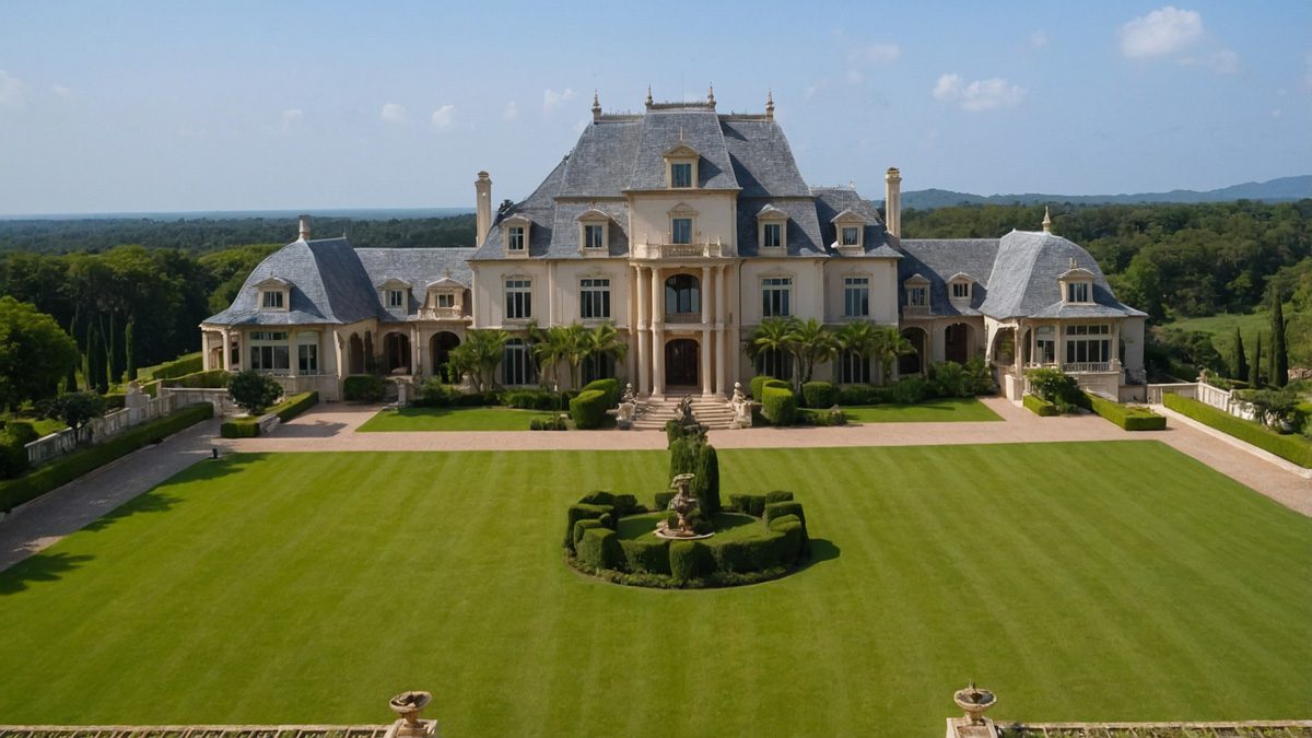 biggest house in texas inside the olana (former champ d'or) estate