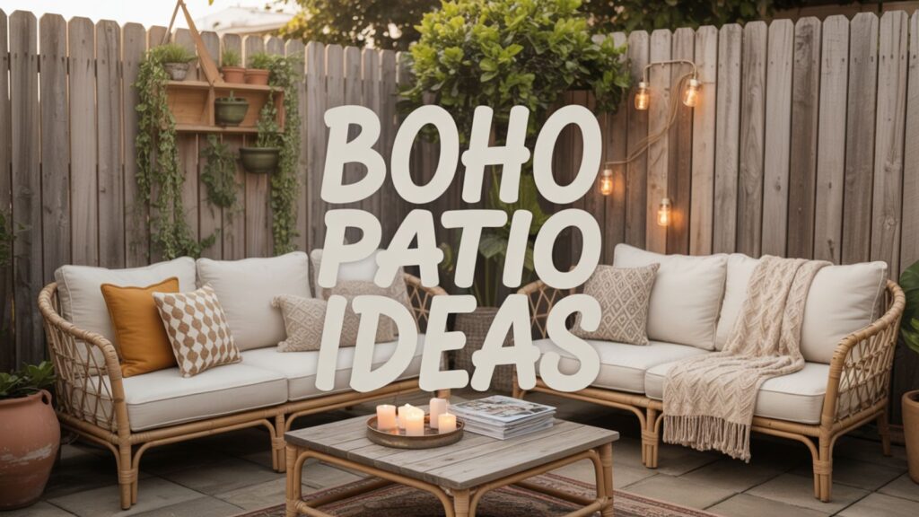 Boho Patio Ideas