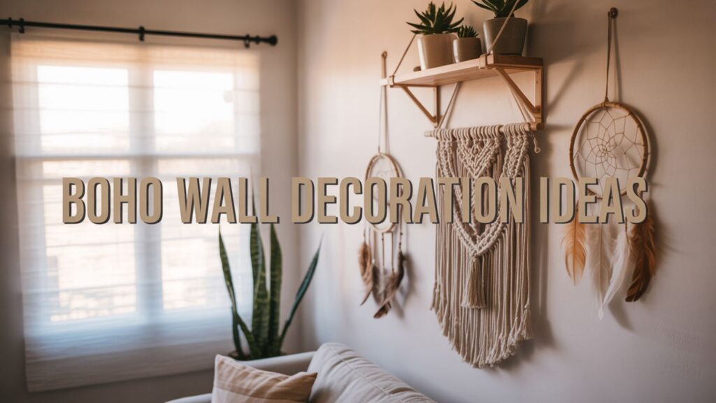 Boho Wall Decoration Ideas