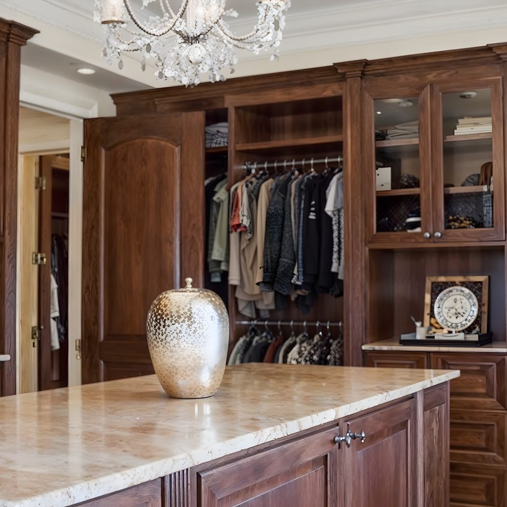 07 boutique style walk in closet with custom woodwork