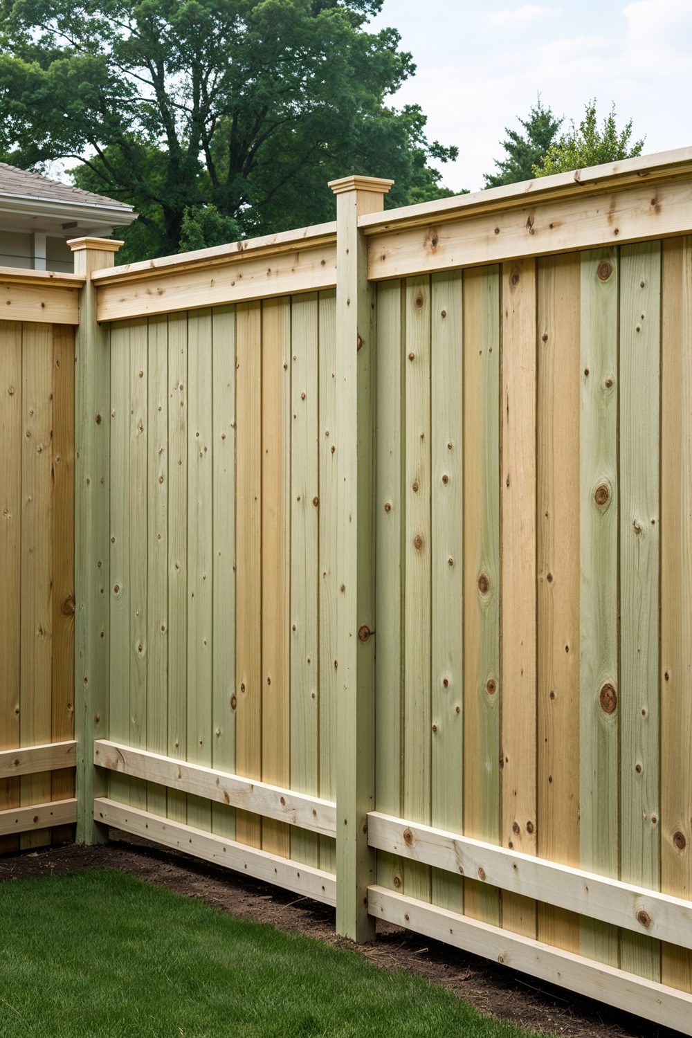 Budget Friendly 8 Foot Privacy Fence With Pressure Treated Pine