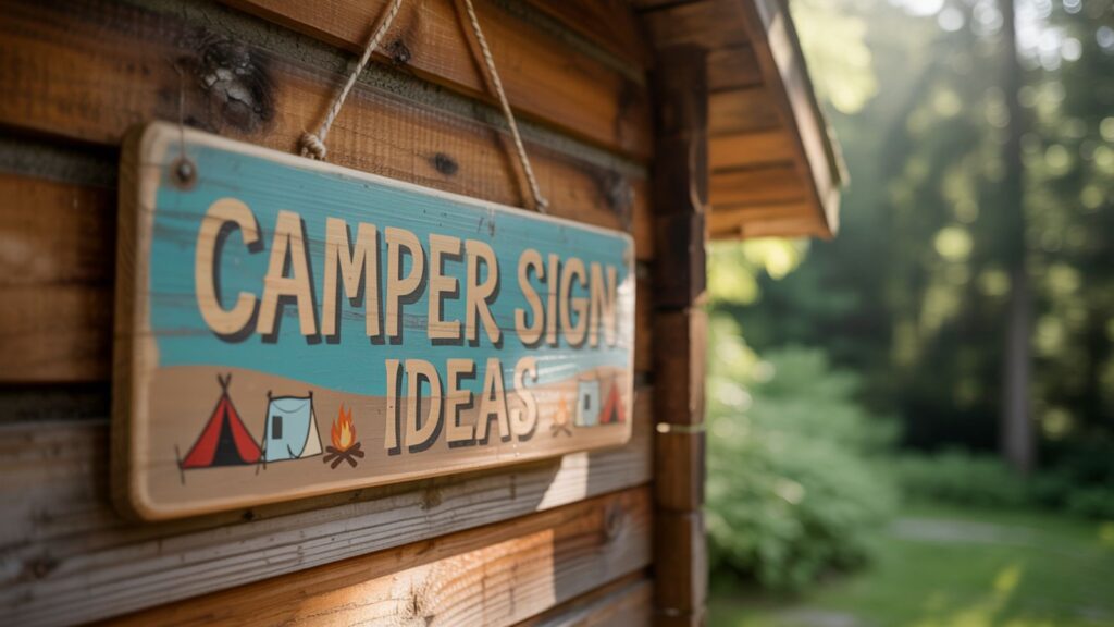 Camper Sign Ideas