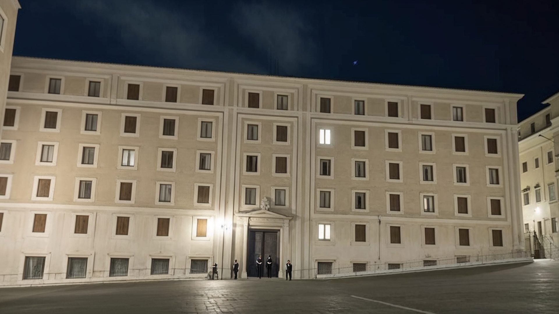 Casa Santa Marta At Night