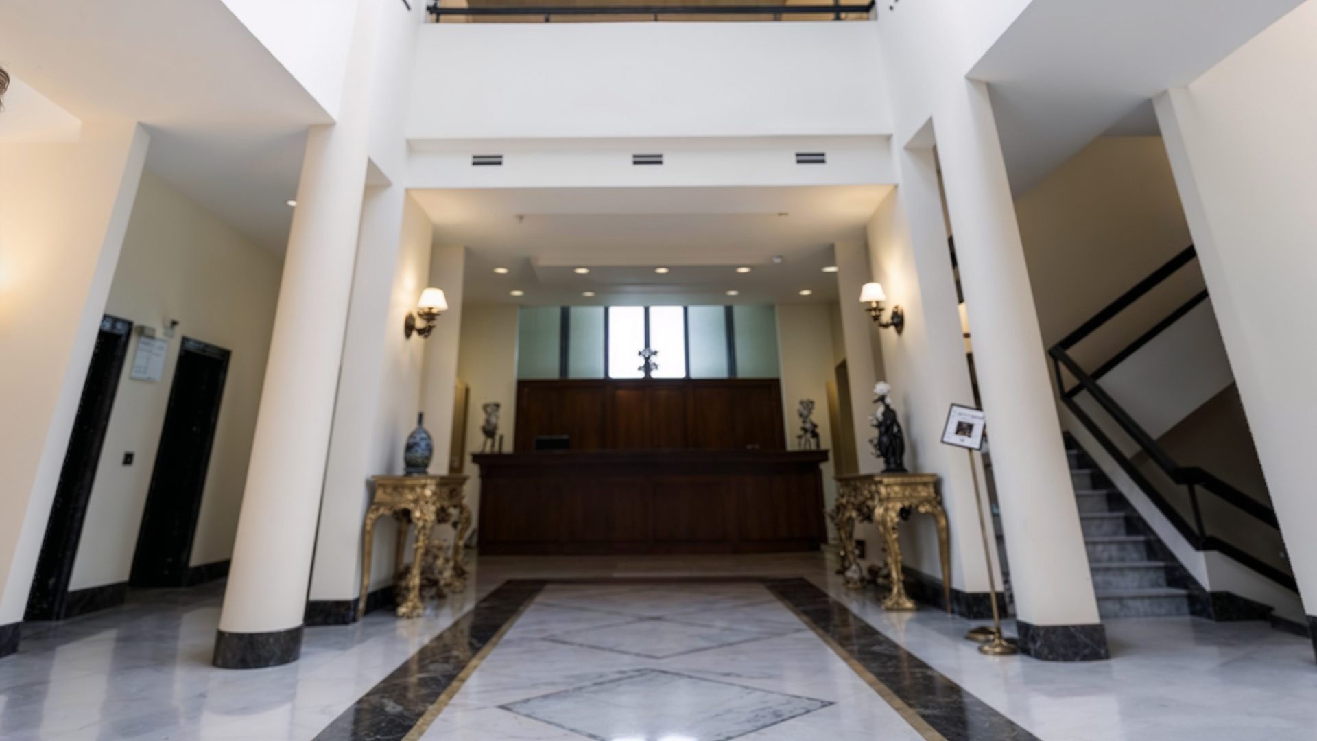 Casa Santa Marta Interior %E2%80%93 Vatican Entry Hall Two Story