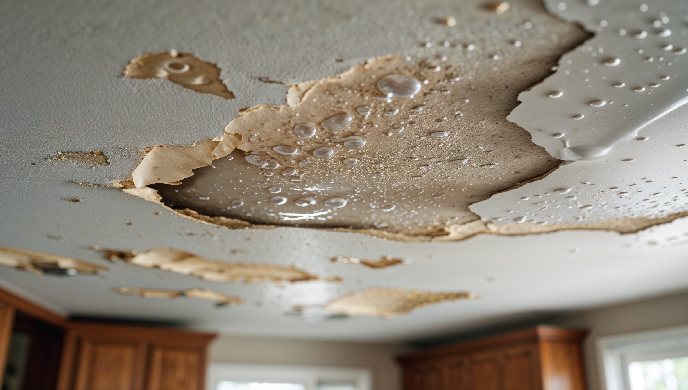 Ceiling Leak Damage