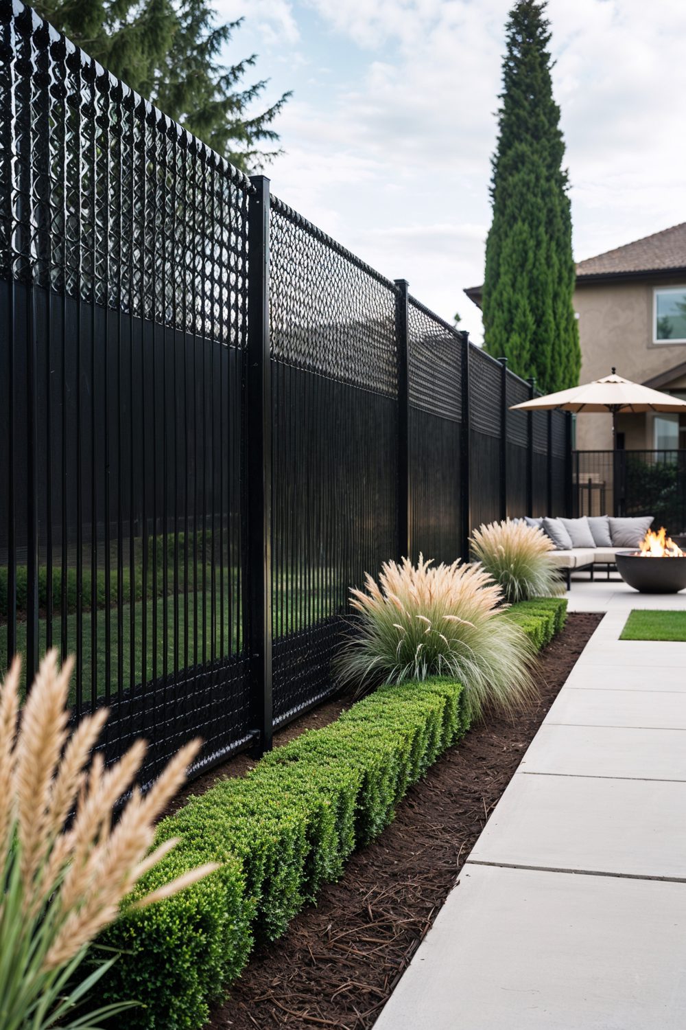 Chain Link Fence With Privacy Slats
