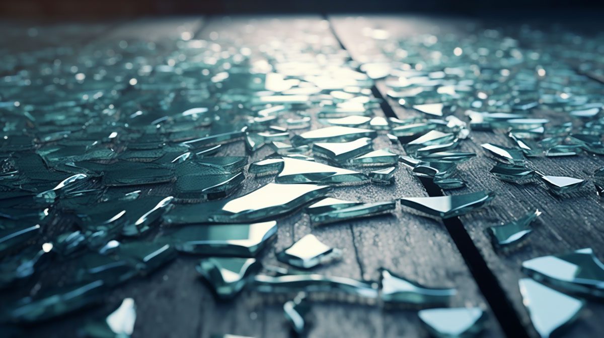 challenge of glass cleanup