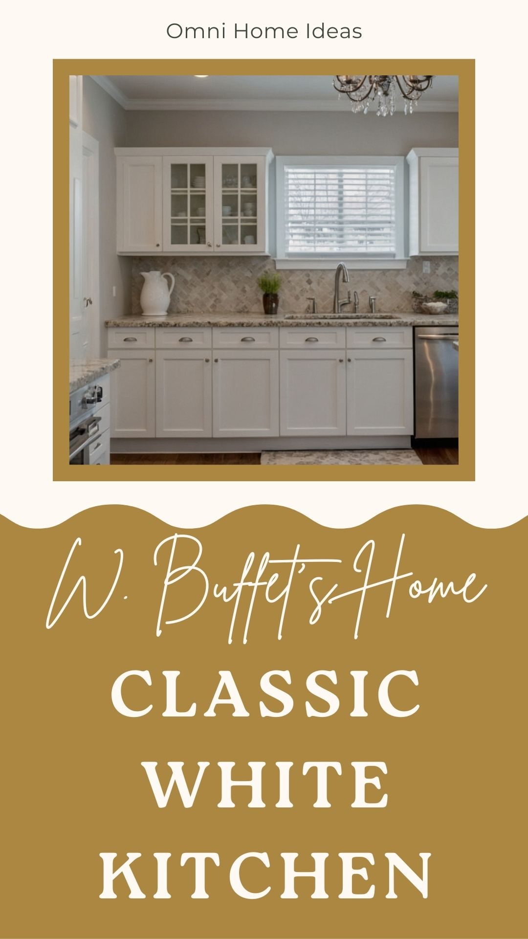 classic white kitchen with granite countertops