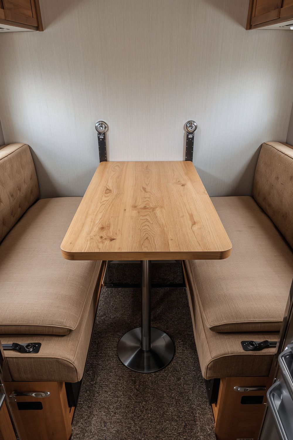 Clever Table To Bed Conversion For Versatile RV Living