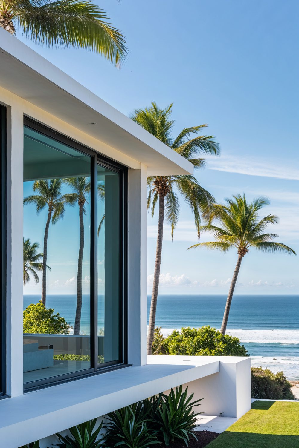 Coastal Home With Installed Impact Windows