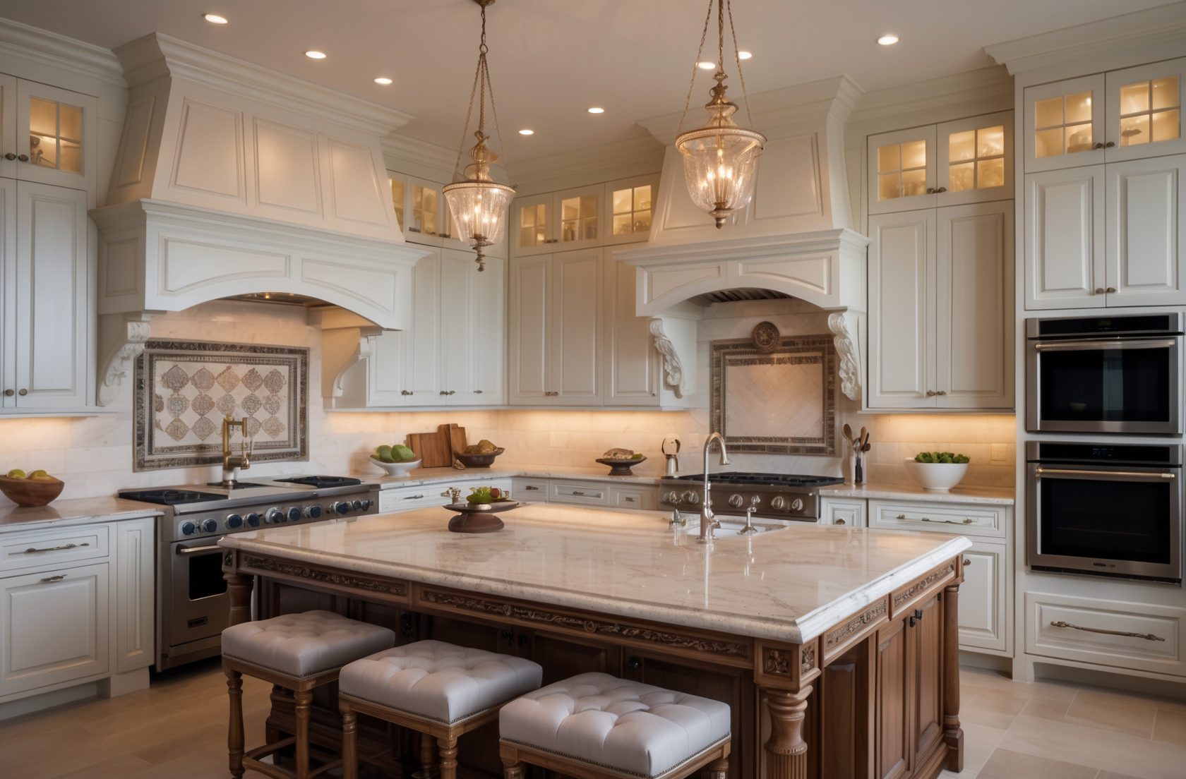 Luxury kitchen complete design renovation