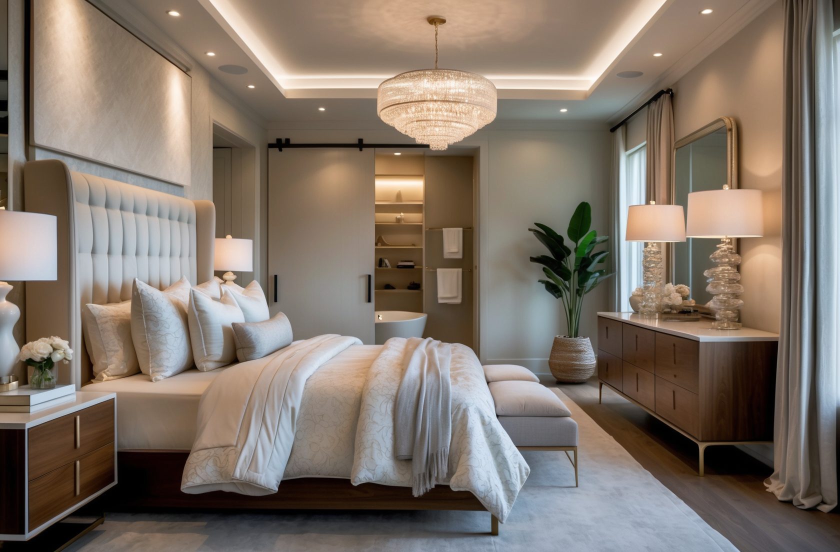 Master bedroom suite complete design