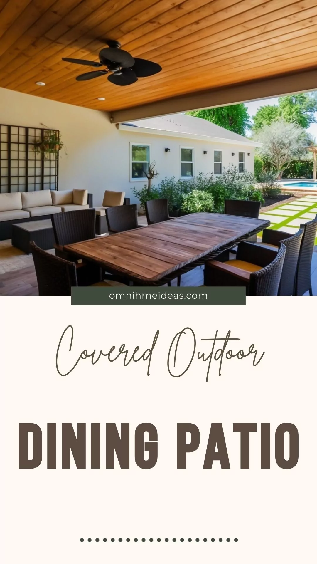 covered outdoor dining patio