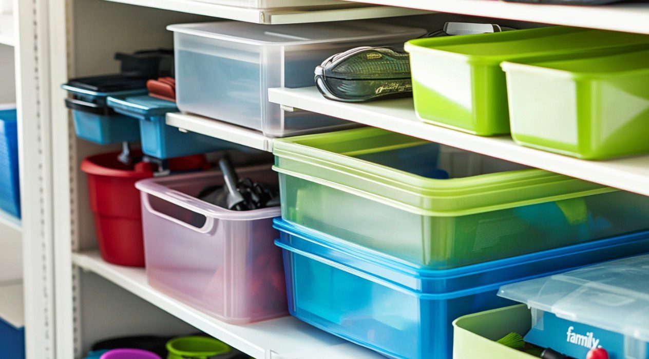 create designated zones for efficient organization