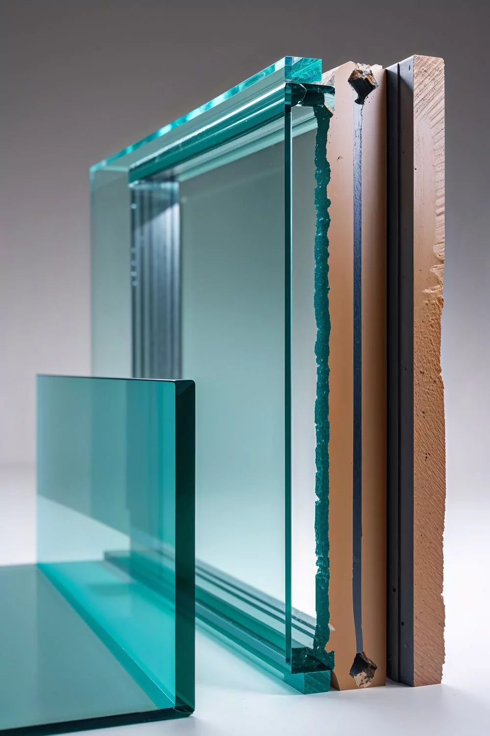Cross Section Of Laminated Impact Glass