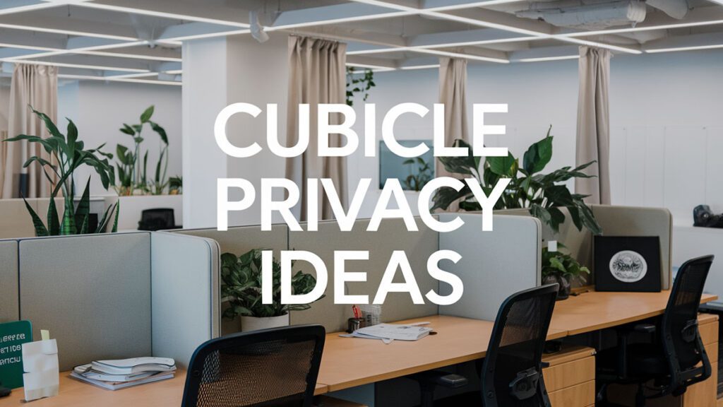 cubicle privacy ideas