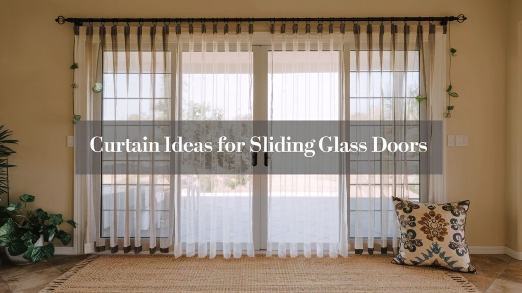 curtain ideas for sliding glass doors