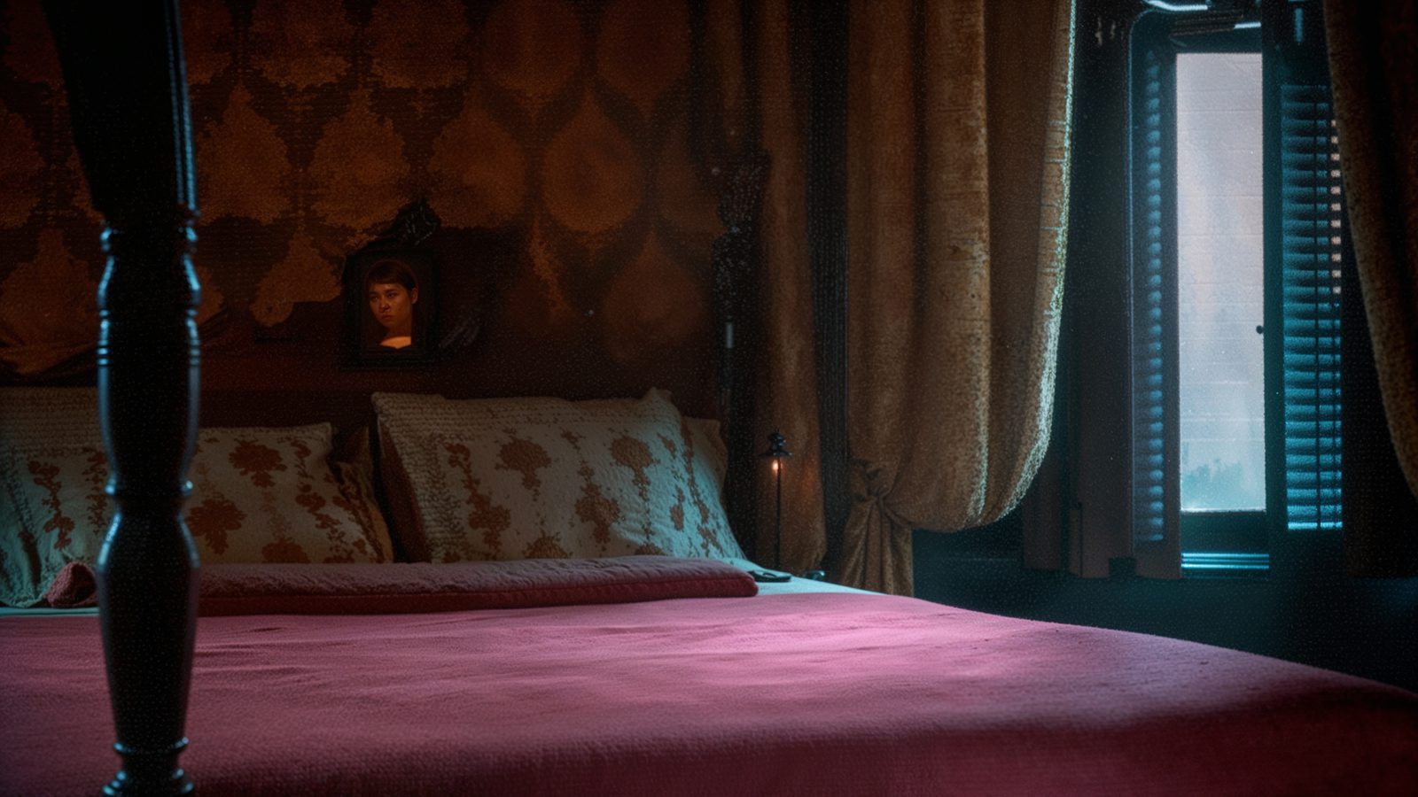 dark and regal johannes%e2%80%99s bedroom in franklin castle cle