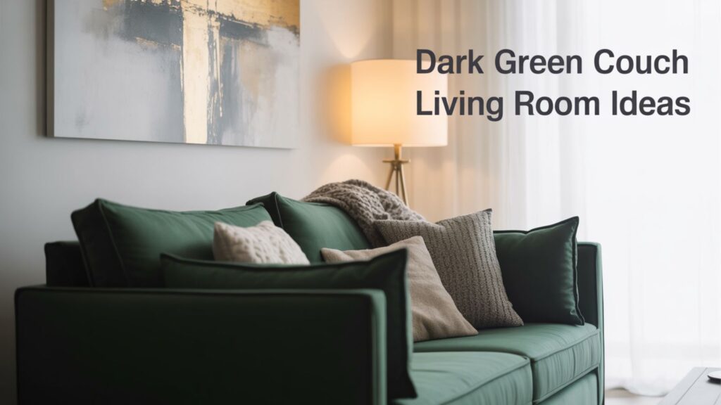 Dark Green Couch Living Room Ideas
