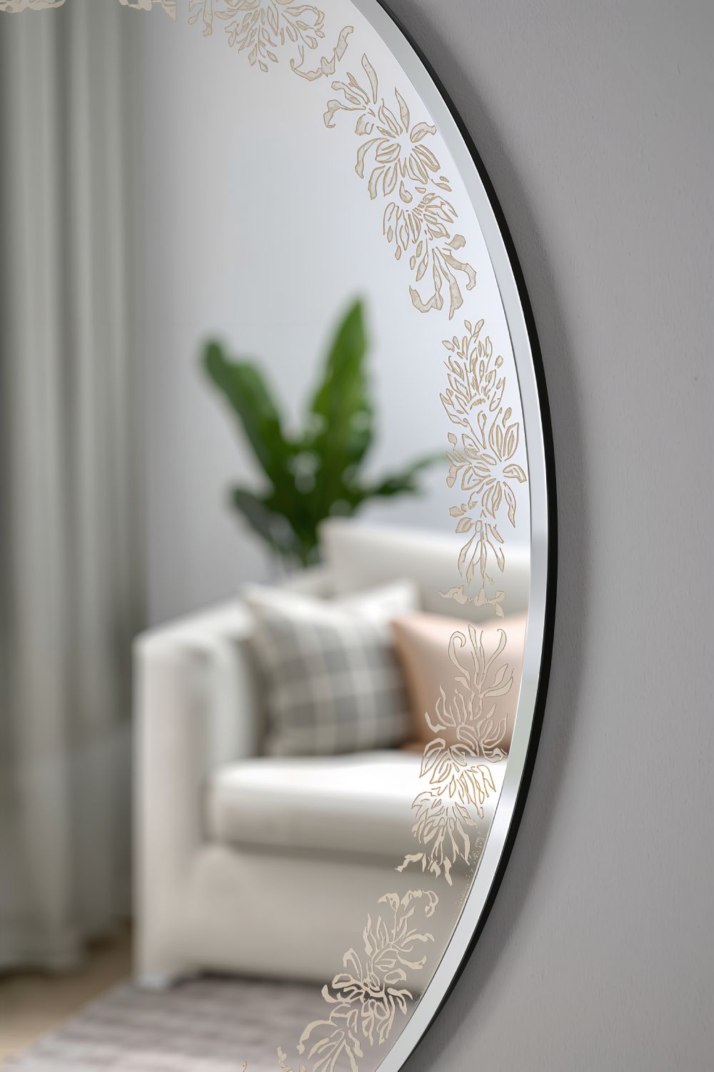 Decorative Laser Engraved Mirror