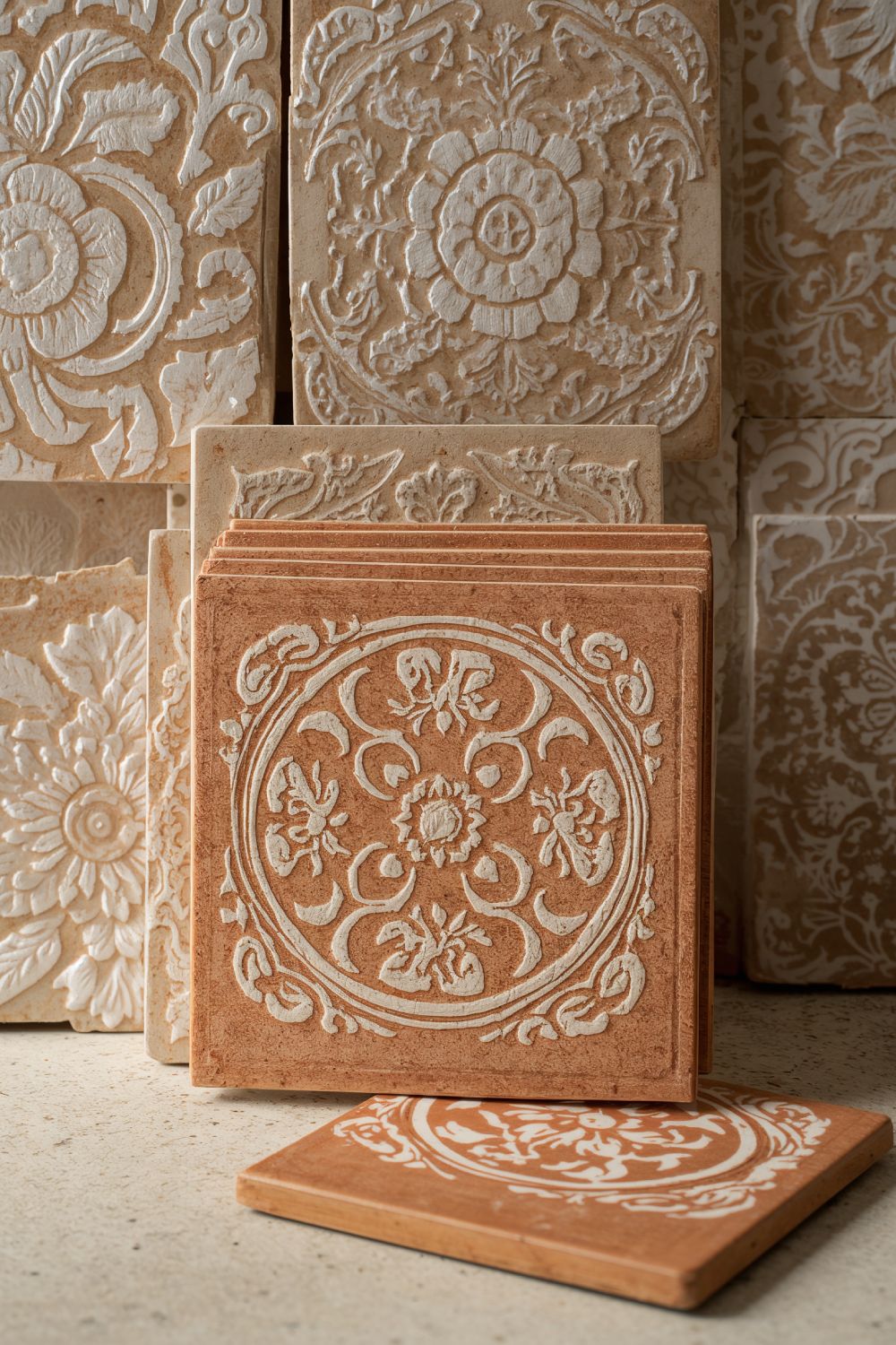 Decorative Tiles With Laser Engraving