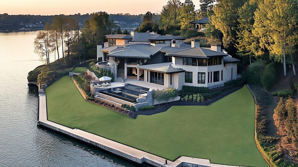 denny hamlin house on lake norman