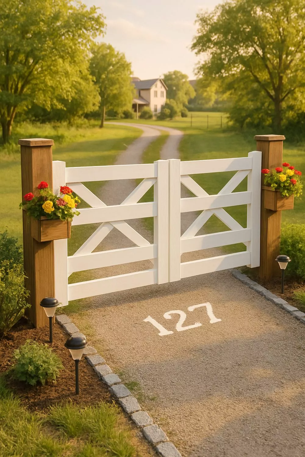 DIY Farmhouse Driveway Entrance Makeover Tips