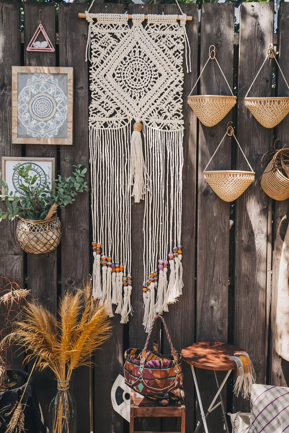 DIY Macrame Boho Wall Art And Hanging Decor