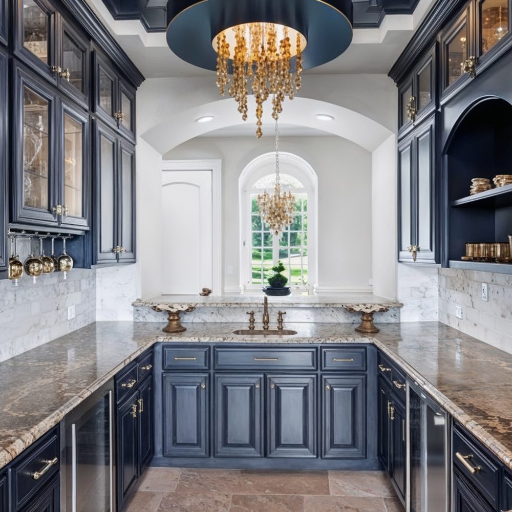 04 elegant butler%e2%80%99s pantry with gold accents